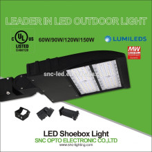 UL 150w 240w 300w led high pole light , all in one led parking lot light, led shoebox light